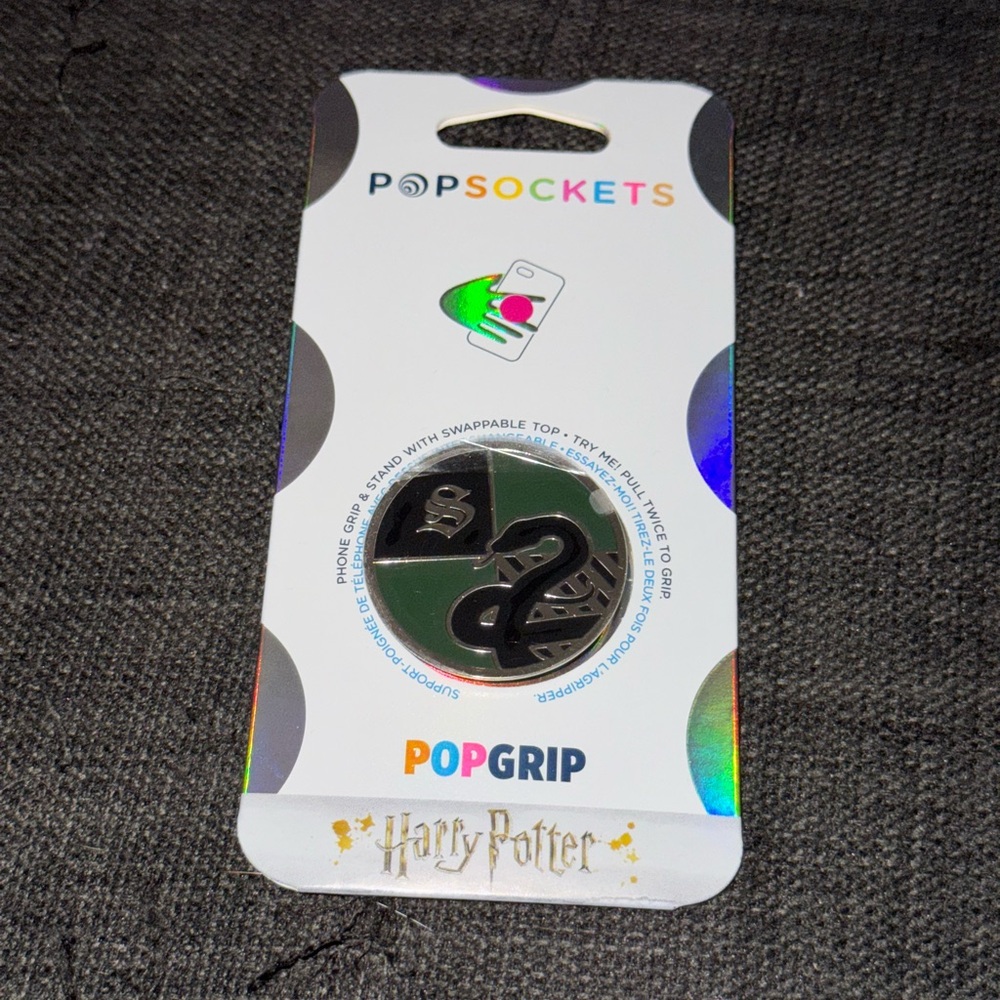PopSocket Harry Potter Slytherin Design